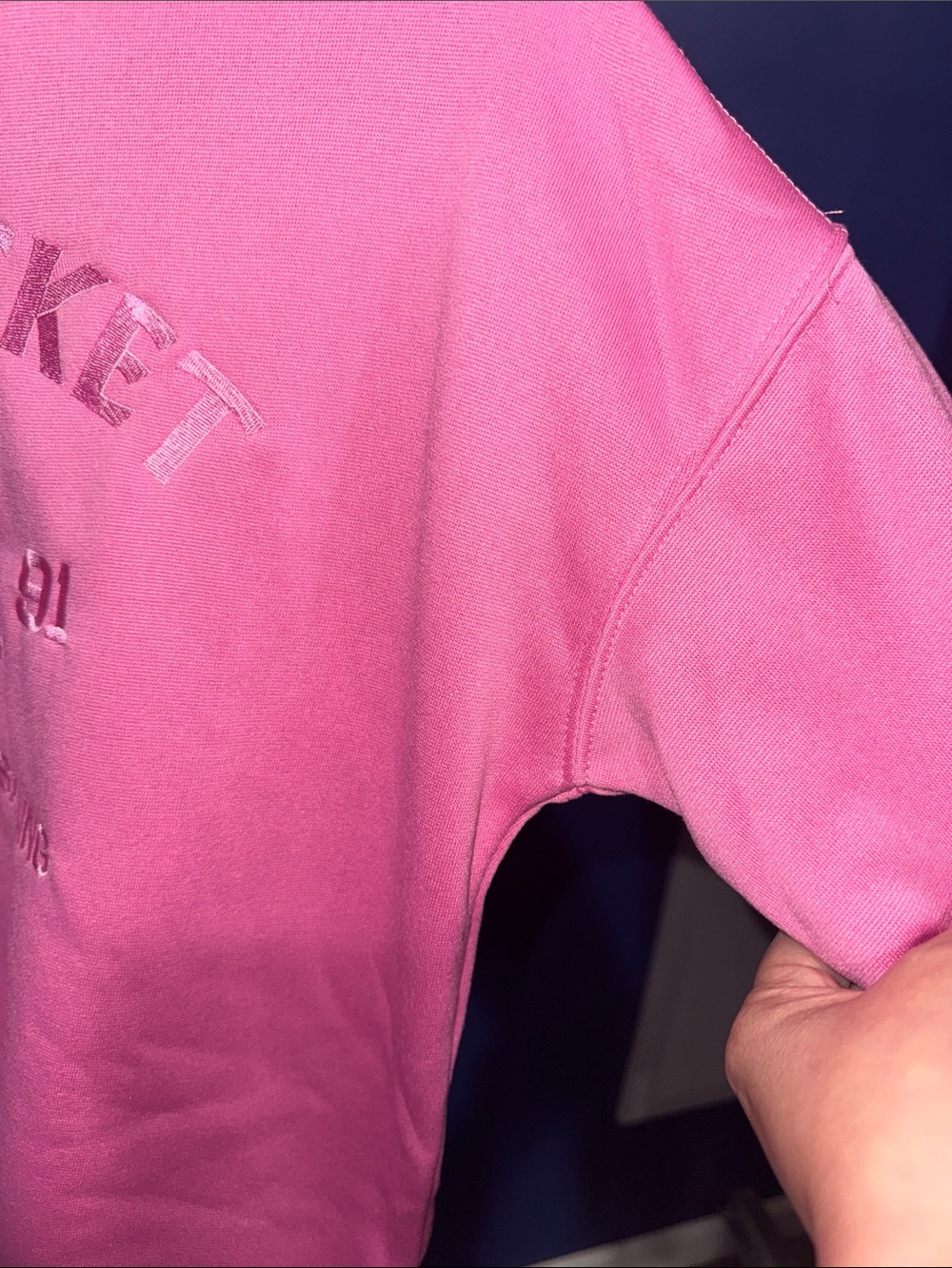 NWT Girls Nantucket Pink Nautical Sweatshirt | Anchor Graphic - Picture 8 of 14